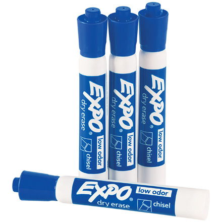 Expo<span class='rtm'>®</span> Blue Dry Erase Markers