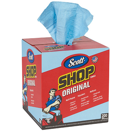 Scott<span class='rtm'>®</span> Blue Shop Towels Pop-Up<span class='rtm'>®</span> Box (2 Pack)