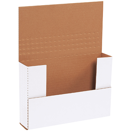 9 <span class='fraction'>1/2</span> x 6 <span class='fraction'>1/2</span> x 2" White Easy-Fold Mailers