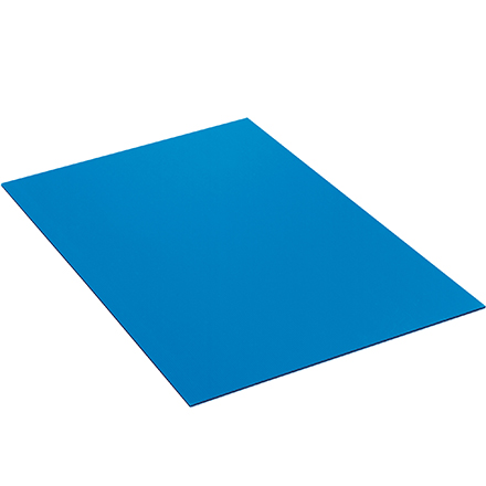 24 x 36" Blue Plastic Corrugated Sheets