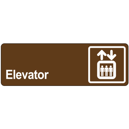 Door Sign - "Elevator"